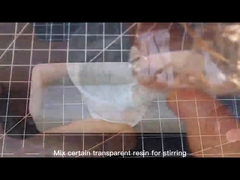 Resina epoxi ultrabrillante UV estable crea un acabado liso como el vidrio