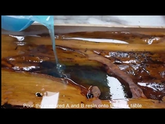 5 cm Ultra baja viscosidad fundición profunda resina epoxi tabla de río tiempo de trabajo largo