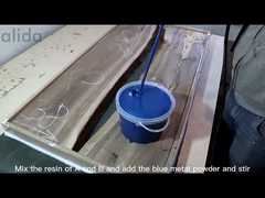 BPA Free Deep Pour Epoxy Resin Clear Casting Art Hard Largo tiempo de trabajo