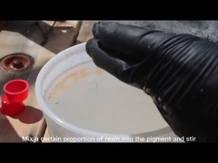 Revestimiento de piso epoxi metálico inodoro Revestimiento de piso epoxi de mármol en aerosol