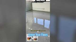 Smooth. Glossy. Satisfying. That’s what you get with Epoxy Colored Sand Floor Paint.