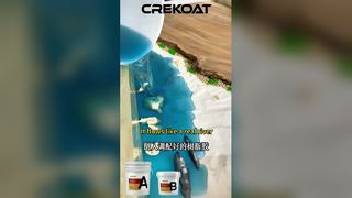 What is an Epoxy River Table in 3 seconds ⚡