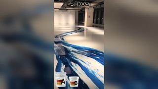 New choice for floor decoration: epoxy resin artistic floor paint, wear-resistant and outstanding