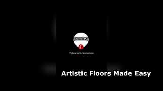 Epoxy resin artistic floor paint, creating high aesthetic industrial style flooring