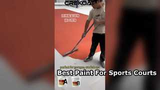 Try this acrylic floor paint! Especially suitable for outdoor activities and sports fields.