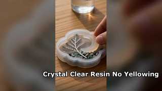 This epoxy resin remains transparent for six months after application, without yellowing or fogging.