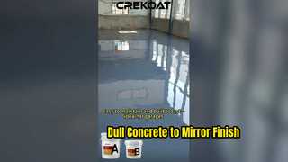 Can concrete become a mirror? Epoxy floor paint gives you the answer.