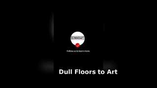 Epoxy art floor paint transforms floors into high-end artworks in seconds!
