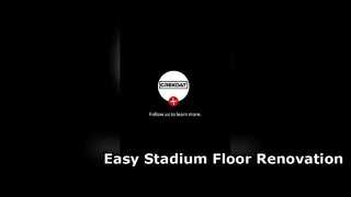 Do you want to renovate the stadium? Don't hesitate to apply acrylic paint directly! 