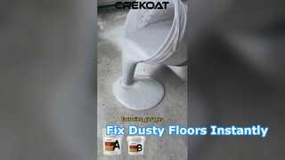 Use epoxy colored sand floor paint