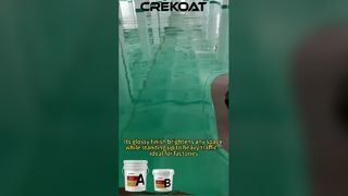 Ugly concrete? One bucket of epoxy floor paint solves it.