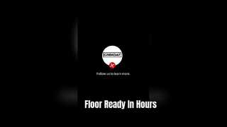 Polyaspartic Floor Coating allows recoats in just 30 minutes to an hour. Walkable within hours.