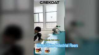 Bright as a mirror, clean with just a wipe ✨
This is the magic of epoxy floor paint!