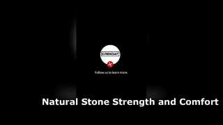 Resin wraps around every pebble. You feel the stone's warmth, but underfoot is resin's strength.