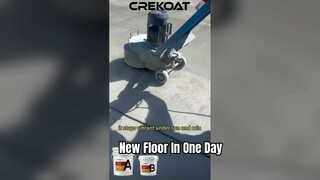 Floor renovation with only one day? Acrylic floor paint makes it happen.