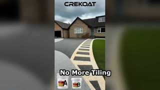 Stop tiling!
This resin washed stone is cheaper, more attractive, and easier to maintain than it.