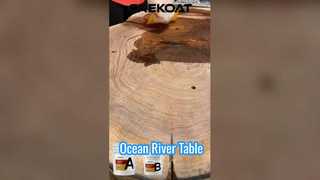 Try the epoxy resin river table! Move the ocean and galaxy into the living room