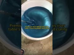 Elija la resina adecuada para su mesa de río de resina desde el principio para mantenerla como nueva durante una década.