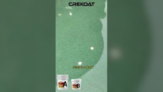 Watch the magic happen ✨ Epoxy Colored Sand Floor Paint in action