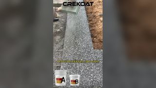 Relying solely on resin washed stone, low cost, good effect, and no need to hire workers!