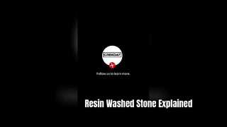 What is resin washed stone? The perfect blend of natural pebbles and polymer resin.