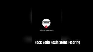 Every pebble in resin washed stone is tightly encapsulated in resin. Rock solid.