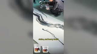 Epoxy Resin Art Floor for flagships, showrooms, and galleries.