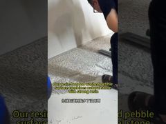 Resin washed stone, comfortable foot feel, attractive appearance, and particularly easy to clean
