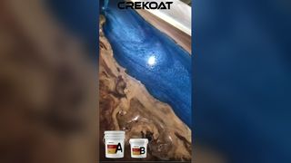 It is crucial to use epoxy resin that is resistant to yellowing for resin river tables.