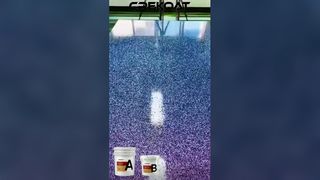 Metallic epoxy flooring: sleek, seamless, glows 