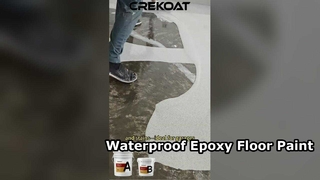 epoxy colored sand floor paint surface is dense. It doesn't absorb water, oil, or harbor bacteria.