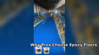 Why do factories, garages, and hospitals all use epoxy floor paint?